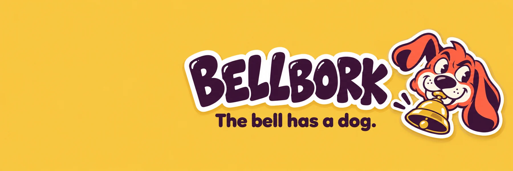 BELLBORK. The bell has a dog.